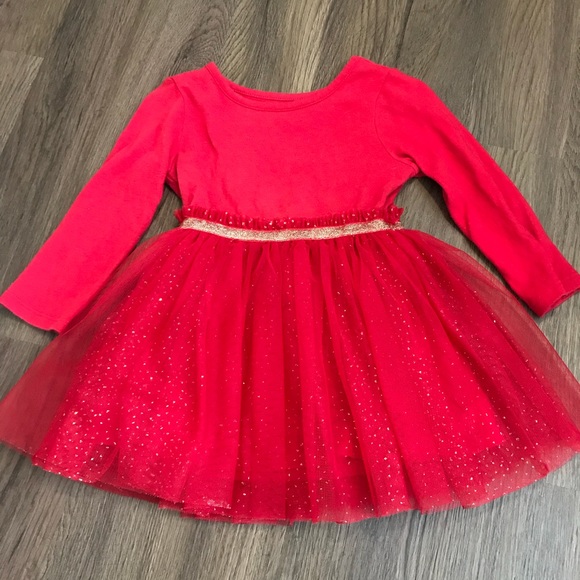 baby girl red tutu dress